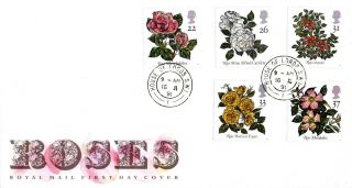 16 July 1991 Roses Royal Mail First Day Cover House Of Lords Sw1 Cds photo