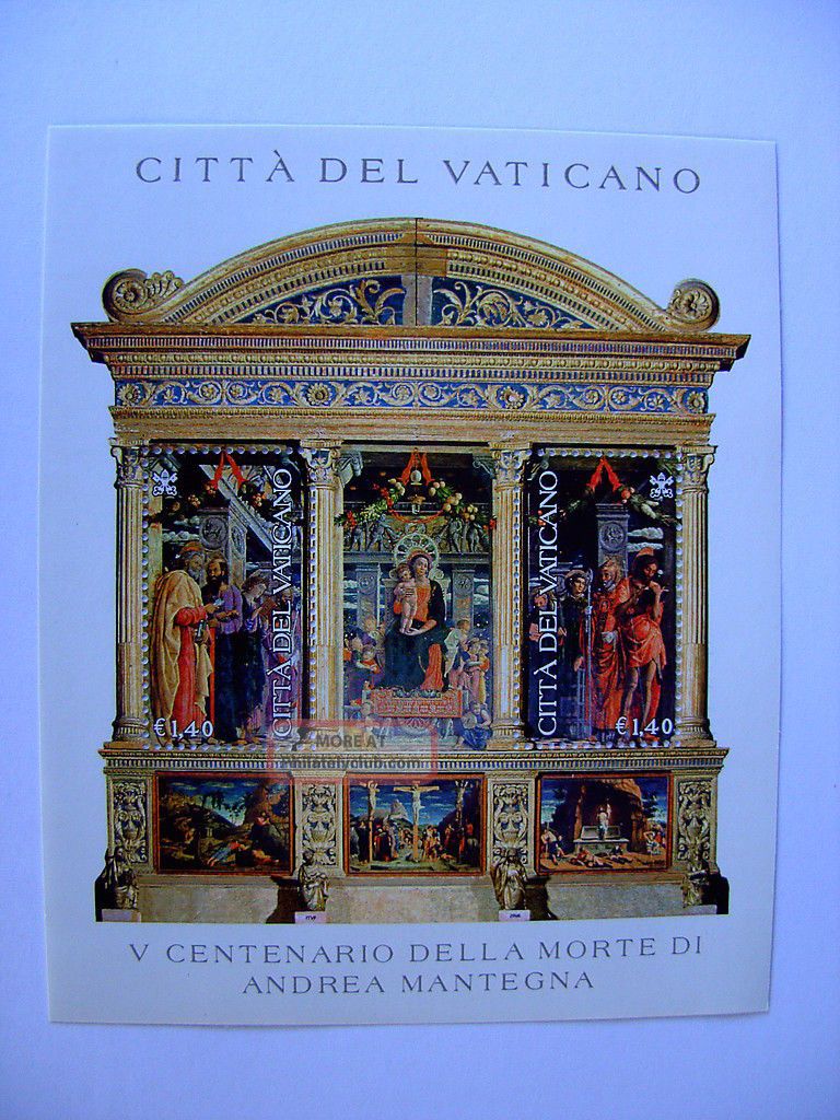2006 Andrea Mantegna Miniature Sheet From Vatican