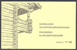 Finland 1979 Farm Houses Booklet Sc 626 Nh photo