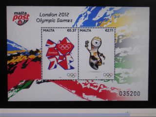 Malta 2012 London Olympic Games Unmounted photo