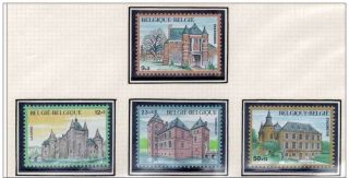 Belgium Castles - 4vals - 1985 - Laarne - Trazegnies - Turnhout - Chateaux - Schloesser - photo