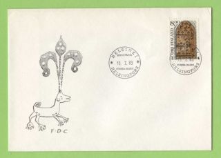 Finland 1983 Finnish Arts,  8,  00m Arsenal Door First Day Cover photo