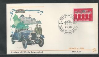 Belgium 1169 - 1170 Europa 1984 Fleetwood First Day Cover photo