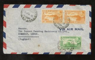 Ethiopia 1948 Mardiros Darakdjian Printed Airmail Env.  To Gb photo