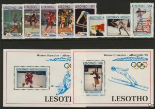 Lesotho 917 - 26 Olympic Sports,  Albertville ' 92 photo