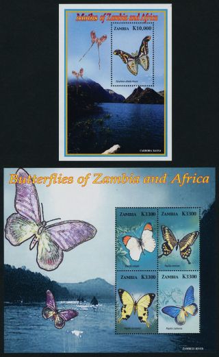 Zambia 1051 - 6 Butterflies photo