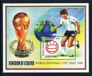 Lesotho 1989 World Cup Ms Sg 946 photo