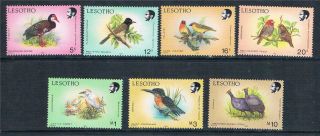 Lesotho 1989 Birds (imprint Date) Sg 887/99 photo
