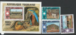 Togo 1983 Sc 1174 - 1177 Christmas photo