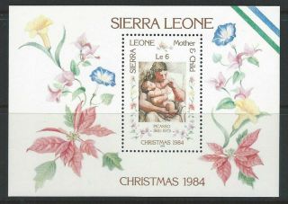 Sierra Leone 1984 Sc 670 Christmas photo