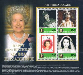 Gambia 2006 Queen ' S 80th B - Day Sg4925/4928 photo