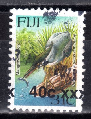 Fiji 1254e W/ Split Overprint - 2011 - 2012 Provisional Overprint Series - photo