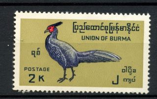 Burma 1968 Sg 205,  2k Bird,  Definitive 39x21mm A51676 photo