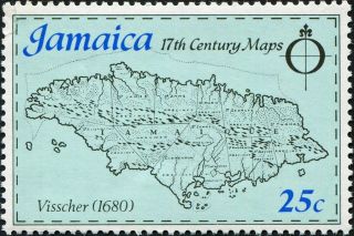 Jamaica 1977 25c Grey - Black,  Pale Blue And Bright Blue Sg427 Cv £0.  70 Mh photo