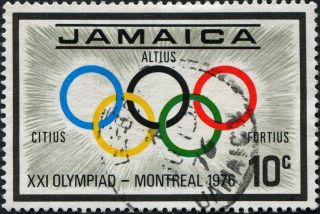 Jamaica 1976 10c Multicoloured Sg415 Cv £0.  10 F Uh Postage photo