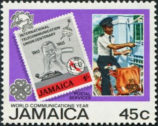 Jamaica 1983 45c Multicoloured Sg587 Cv £1.  75 F Mh Postage photo