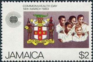 Jamaica 1983 $2 Multicoloured Sg578 Cv £0.  60 F Mh Postage photo