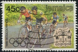 Jamaica 1988 45c Multicoloured Sg723 Cv £0.  70 F Uh Postage photo