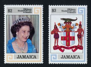 Jamaica 550 - 1 Queen Elizabeth Ii,  Coat Of Arms photo