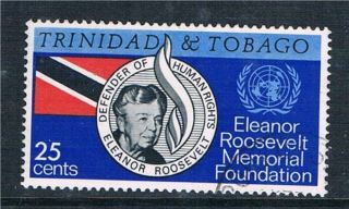Trinidad & Tobago 1965 Eleanor Roosevelt Sg 312 Vfu photo
