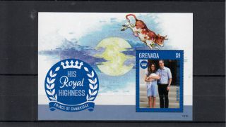 Grenada 2013 Birth Prince George Royal Baby 1v S/s William Kate Middleton photo