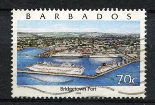 Barbados 2000 Sg 1158 70c Bridgetown Port Type I A51166 photo