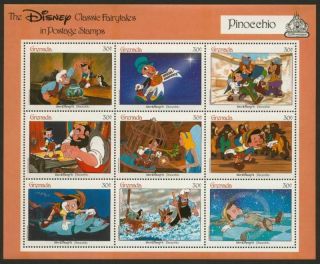 Grenada 1543 Disney,  Pinocchio photo