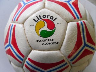 Vintage World Cap 2002 (bolivia Team) Football Soccer Ball Fifa Rare photo