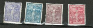 (1921) Sc 286 - 89.  1st Panamerican Postal Congress. . photo