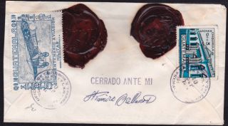 Guatemala 1974 Registered - Insured Cvr W/two Wax Seals Amatitlan - Gua (ws116) photo