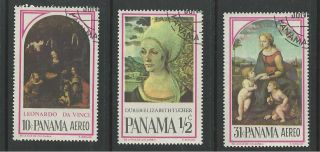 Panama 466 - 466b By Famous Artists,  Paintings photo