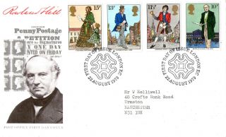 22 August 1979 Sir Rowland Hill Post Office First Day Cover London Ec Shs photo