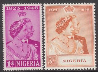 1948 Silver Wedding Nigeria Sg63 Mm Stamp photo