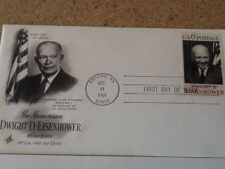 Dwight D.  Eisenhower (official First Day Cover) photo