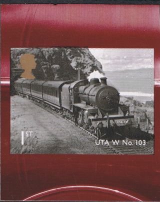 Classic Locomotives N Ireland Uta Class 103 On 2013 Self Adhesive Gb Stamp photo
