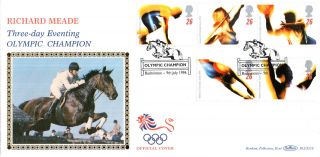 9 July 1996 Olympic Games Benham Blcs 118 Official First Day Cover Badminton Shs photo