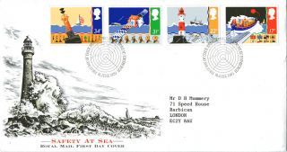 18 June 1985 Safety At Sea Royal Mail First Day Cover Bureau Shs photo