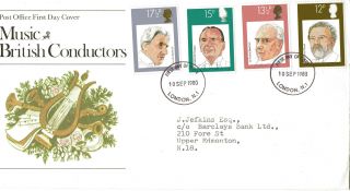 1980 British Conductors Post Office First Day Cover London N1 Fdi photo