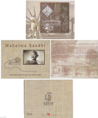 India 2011 Mahatma Gandhi 100 Rs Indepex M/s With Special Folder photo