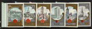 Ussr B131 - 6 - Architecture,  Olympic Sports photo