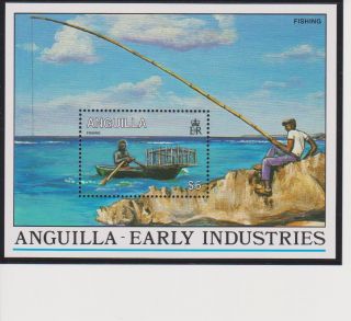 Anguilla Early Industries S/s Scott 881 photo