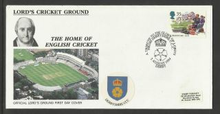 Gb 1994 Summertime Lord ' S Cricket Ground Fdc Derbyshire Pictorial Postmark photo