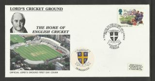 Gb 1994 Summertime Lord ' S Cricket Ground Fdc Durham Pictorial Postmark photo