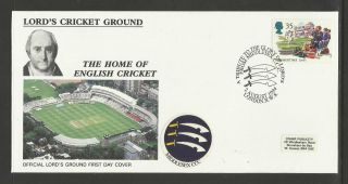 Gb 1994 Summertime Lord ' S Cricket Ground Fdc Middlesex Pictorial Postmark photo