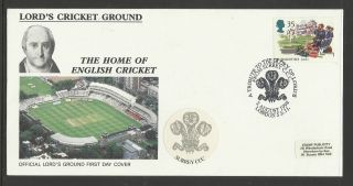 Gb 1994 Summertime Lord ' S Cricket Ground Fdc Surrey Pictorial Postmark photo