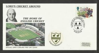 Gb 1994 Summertime Lord ' S Cricket Ground Fdc Worcestershire Pictorial Postmark photo