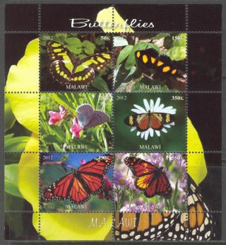 2012 Butterflies Ii Sheet Of 6 Mdc2129 photo