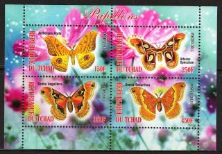 2013 Butterflies Iii Sheet Of 4 6t 214 photo