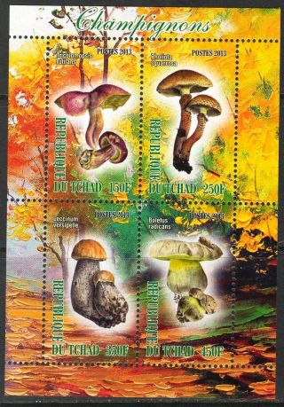 2013 Mushrooms I Sheet Of 4 6t 217 photo
