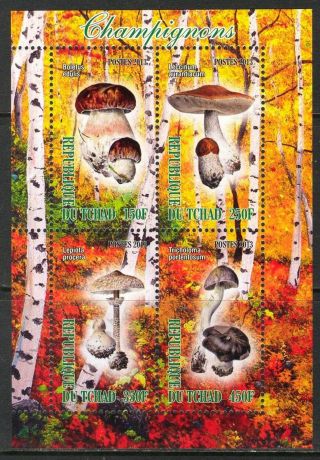 2013 Mushrooms Iii Sheet Of 4 6t 219 photo